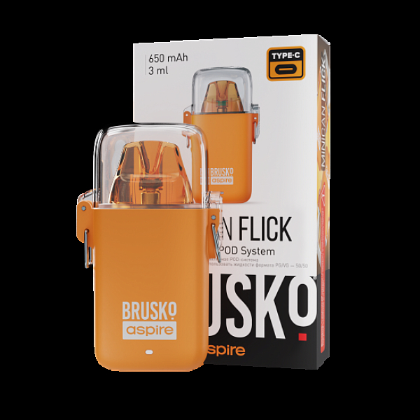 POD-система Brusko Minican Flick Оранжевый в Томске