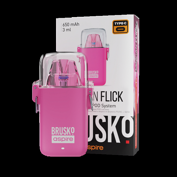 POD-система Brusko Minican Flick Розовый в Томске