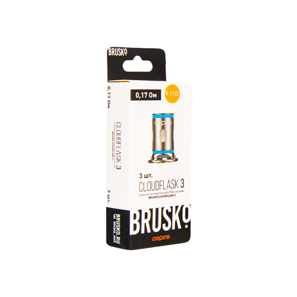 Испаритель Brusko Cloudflask 3 0.17 Ом 3 шт в Томске
