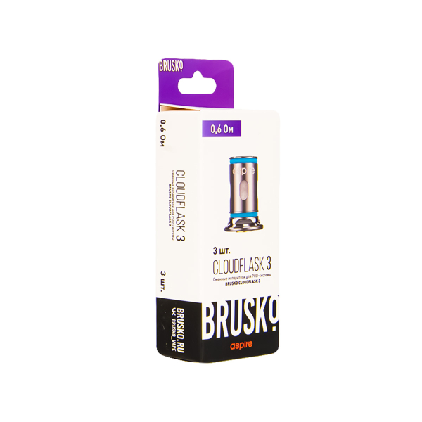 Испаритель Brusko Cloudflask 3 0.6 Ом 3 шт в Томске