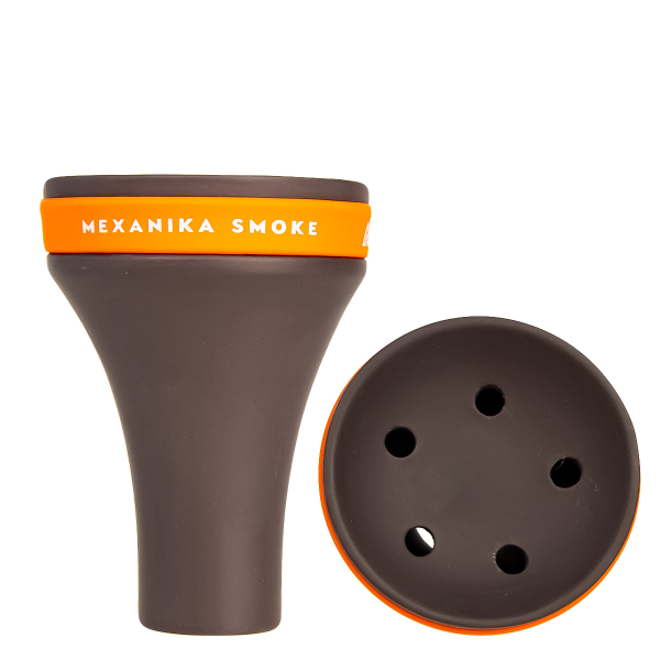 Чаша Mexanika Smoke Fancy Чёрная   С Оранжевым в Томске
