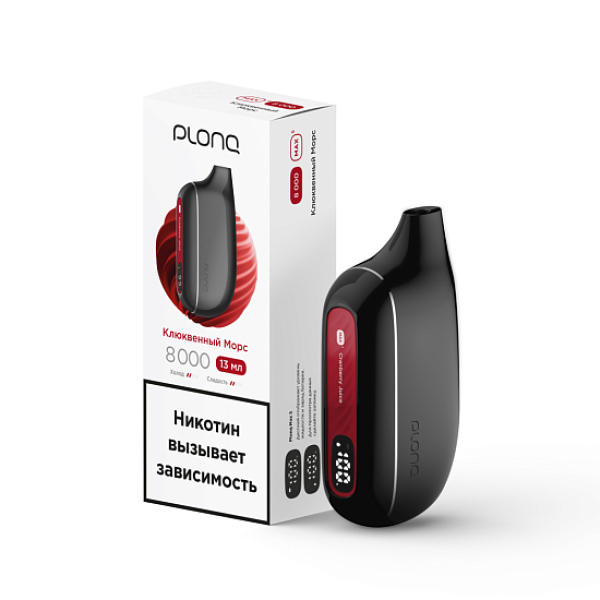 Электронка Plonq Max S 8000 Клюквенный Морс в Томске