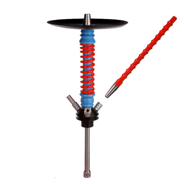 Кальян Mamay Customs V3  Coilovers Mini Голубой Красный в Томске