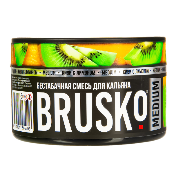 Бестабачная смесь Brusko Medium Киви С Лимоном 250 грамм в Томске