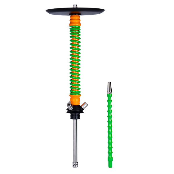 Кальян Mamay Customs Coilovers Оранжево Салатовый в Томске