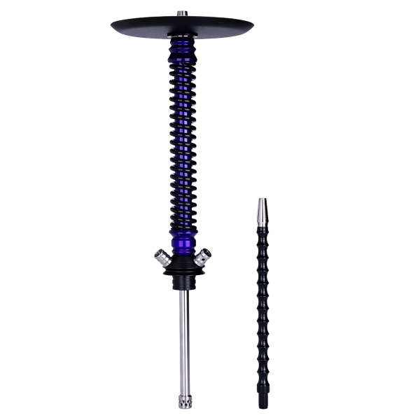 Кальян Mamay Customs Coilovers Фиолетовый Лак Черный в Томске