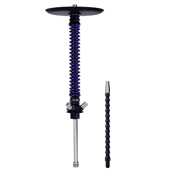 Кальян Mamay Customs Coilovers Чёрно Фиолетовый Лак в Томске