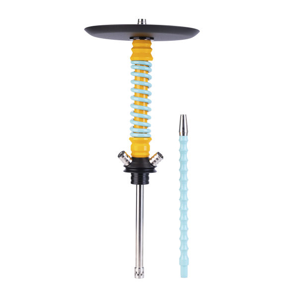 Кальян Mamay Customs Coilovers Mini Жёлто Мятный Грав. Котофаки в Томске