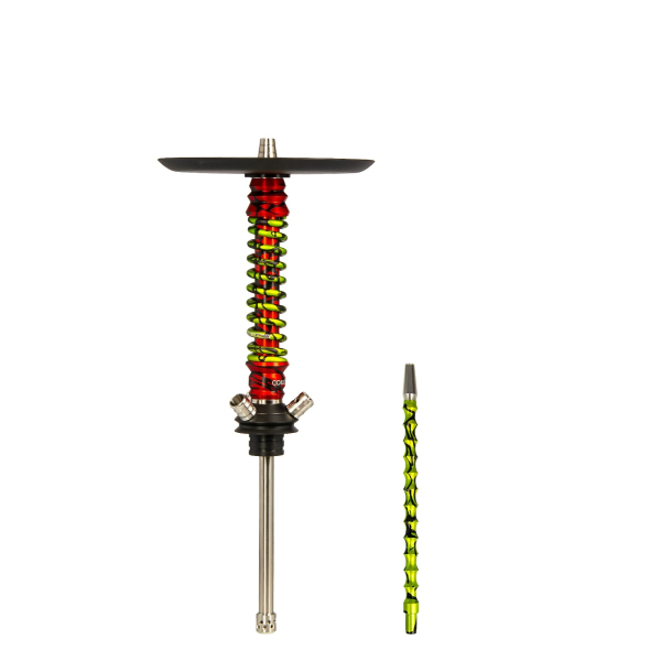 Кальян Mamay Customs Coilovers Mini Красный Сплеш Салатовый Сплеш в Томске