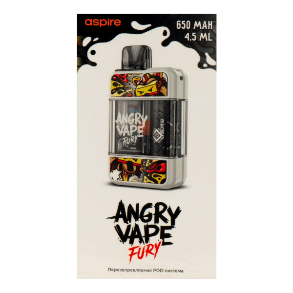 POD-система Brusko Angry Vape Fury 650 Mah Белый в Томске