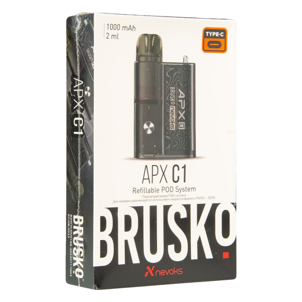 POD-система Brusko Apx C1 Чёрный Шёлк в Томске