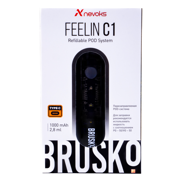 POD-система Brusko Feelin C1 Черный в Томске