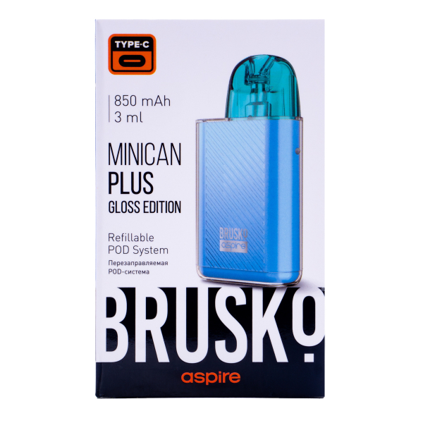 POD-система Brusko Minican Plus Gloss Edition Синий в Томске