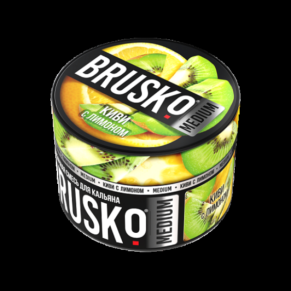 Бестабачная смесь Brusko Киви С Лимоном Medium 50 грамм в Томске