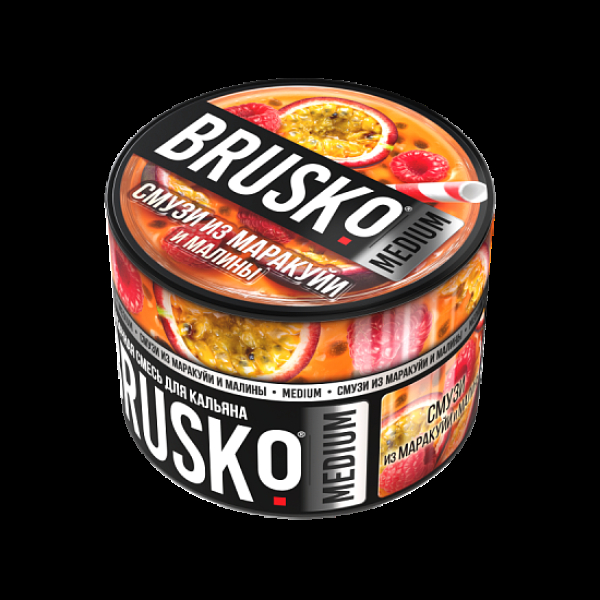 Бестабачная смесь Brusko Смузи Из Маракуйи И Малины Medium 50 грамм в Томске