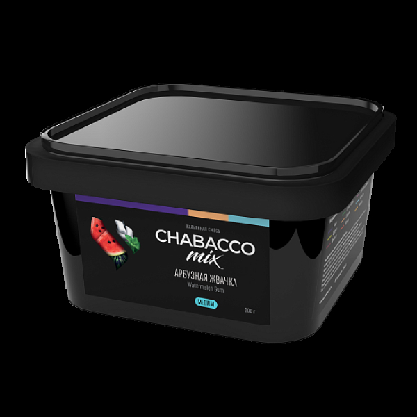 Бестабачная смесь Chabacco Mix Watermelon Gum Арбузная Жвачка  Medium 200 грамм в Томске