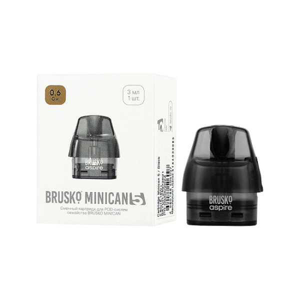 Сменный картридж Brusko Minican 5 0.6 Ом (3 мл, 1 шт.) в Томске