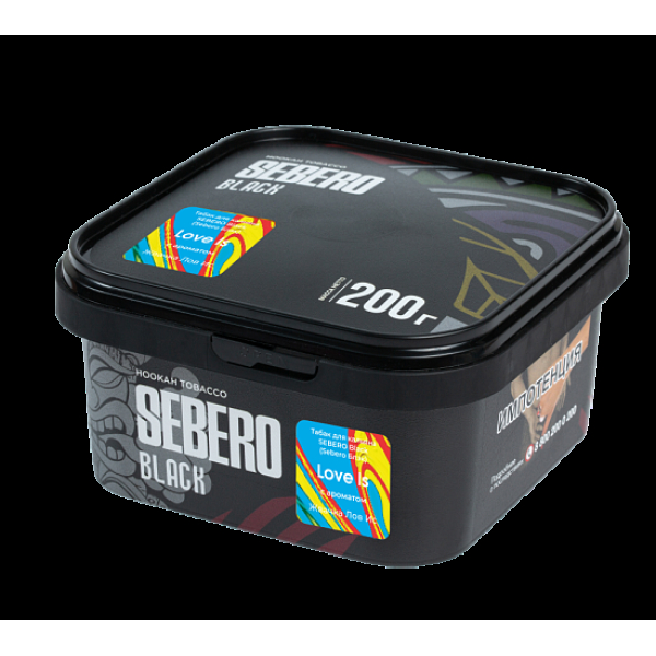 Табак Sebero Black Black Love Is 200 грамм в Томске