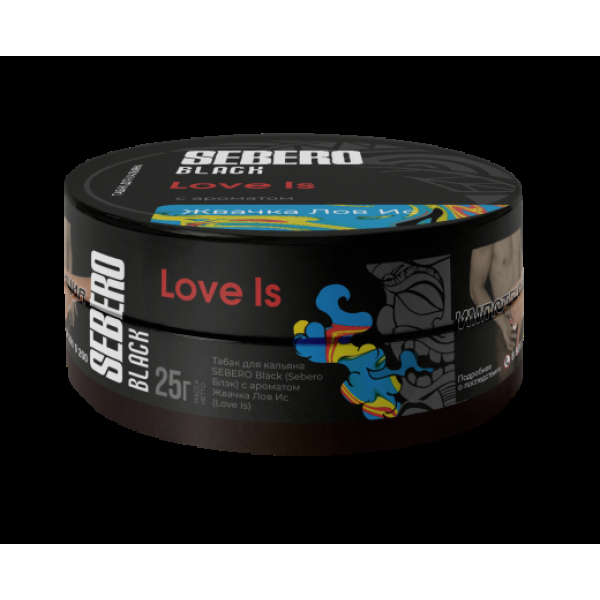 Табак Sebero Black Black Love Is 25 грамм в Томске