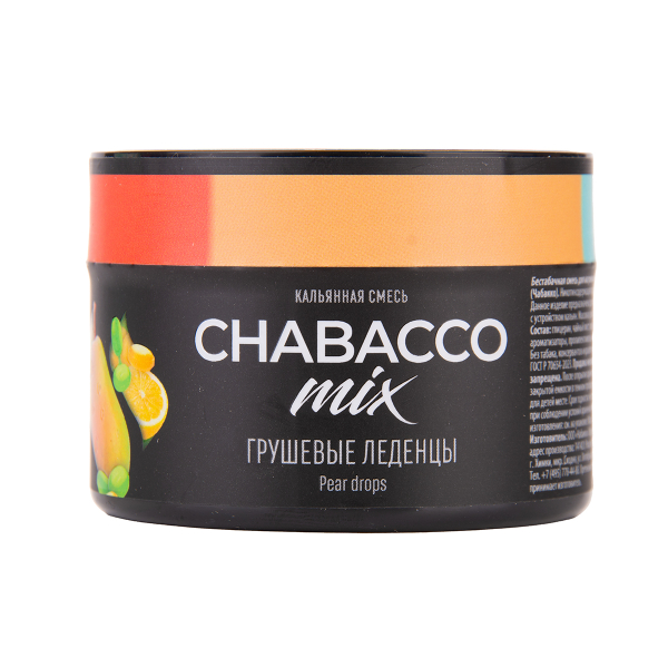 Бестабачная смесь Chabacco Mix Medium Pear Drops 40 грамм в Томске