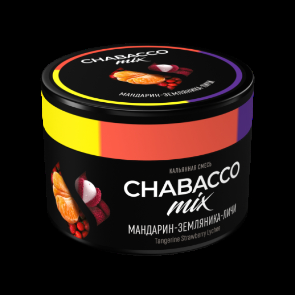 Бестабачная смесь Chabacco Mix Medium Tangerine Strawberry Lychee 40 грамм в Томске