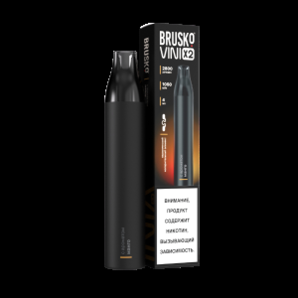 Электронка Brusko Vini X2 Манго 2800 затяжек в Томске