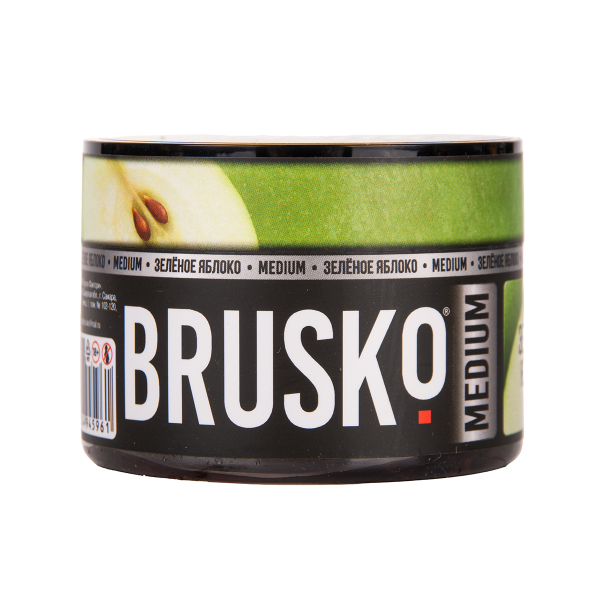 Бестабачная смесь Brusko Zero Зелёное Яблоко 50 грамм в Томске