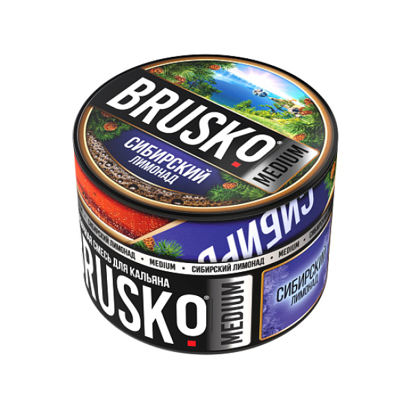 Бестабачная смесь Brusko Zero Сибирский Лимонад 50 грамм в Томске