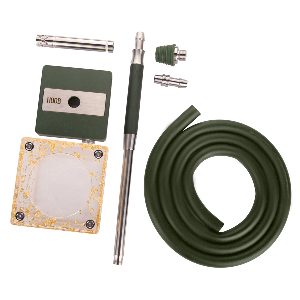Кальян Hoob Subatom British Racing Green X Ss | Cube Mini Gold в Томске
