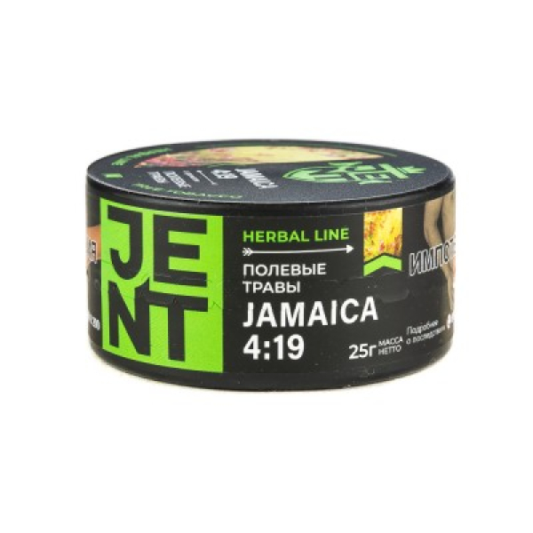Табак Jent Herbal Line Jamaica 4 19 Полевые Травы 25 грамм в Томске