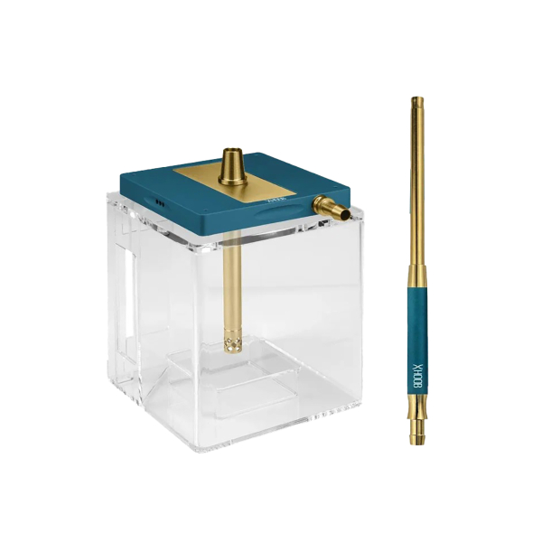 Кальян Hoob Atom Marine Blue X Gold | Hoob Cube в Томске