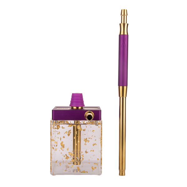 Кальян Hoob Subatom Royal Purple X Gold | Cube Mini Gold в Томске