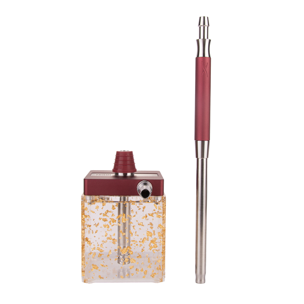 Кальян Hoob Subatom Wine Red X Ss | Cube Mini Gold в Томске