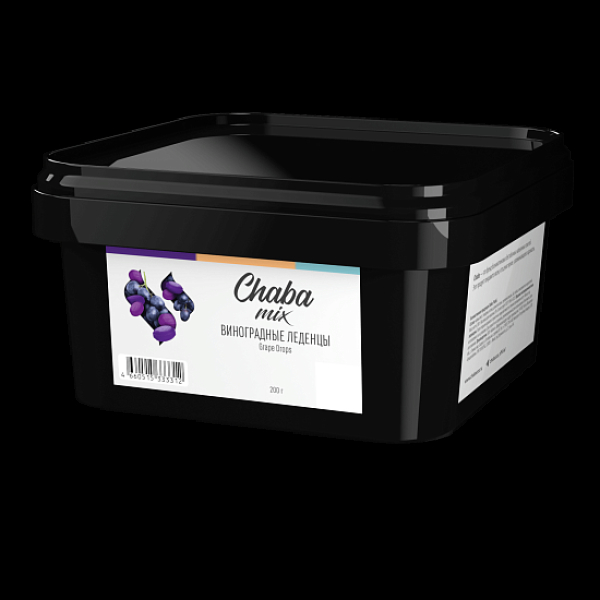 Безникотиновая смесь Chaba Mix Grape Drops Виноградные Леденцы 200 грамм в Томске