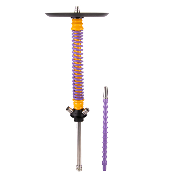 Кальян Mamay Customs Coilover Большой  Жёлтый Сирень в Томске