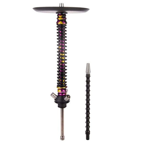 Кальян Mamay Customs Coilover Большой   Пурпурный/золотой Камуфляж Чёрный в Томске