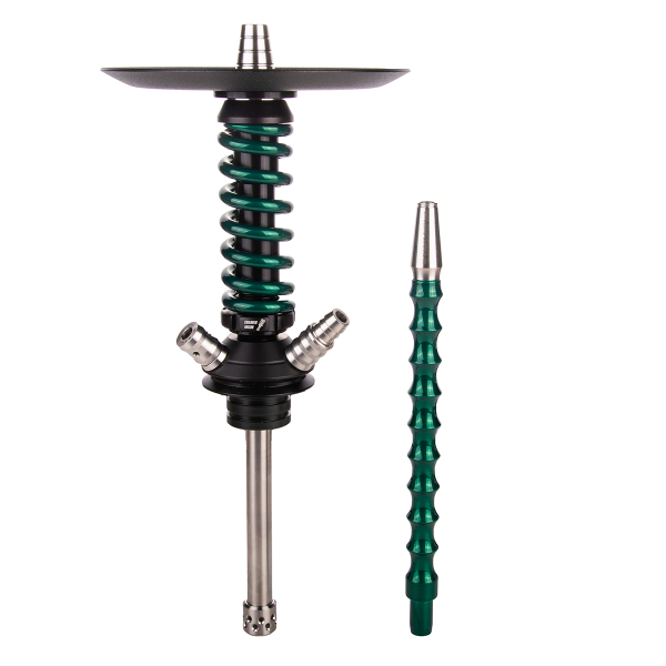 Кальян Mamay Customs Coilover Micro  Чёрный Зелёный Лак в Томске