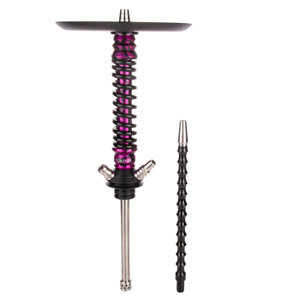 Кальян Mamay Customs Coilover Mini  Пурпурный Сплеш Чёрный в Томске