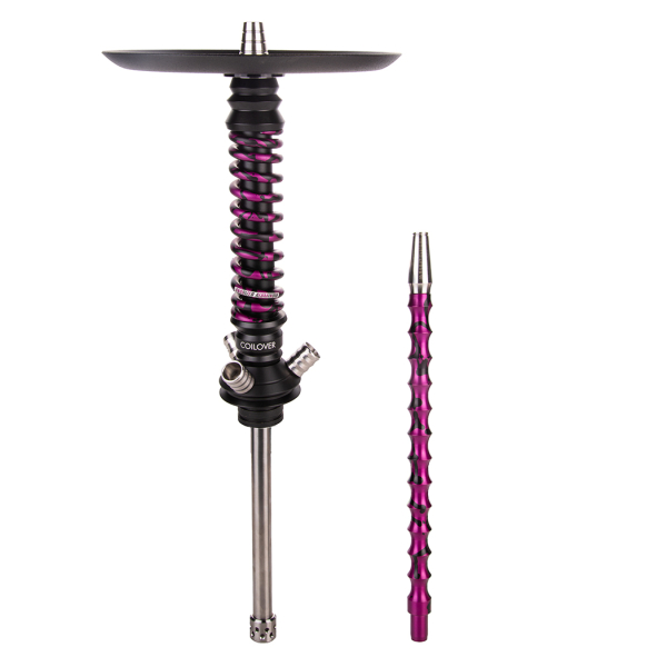 Кальян Mamay Customs Coilover Mini  Чёрный Пурпурный Сплеш в Томске