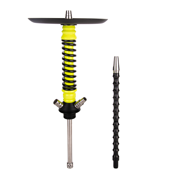 Кальян Mamay Customs Coilover Mini  Жёлтый Флюр Чёрный в Томске