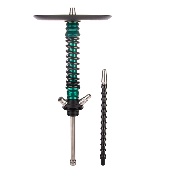 Кальян Mamay Customs Coilover Mini  Зелёный Лак Чёрный в Томске
