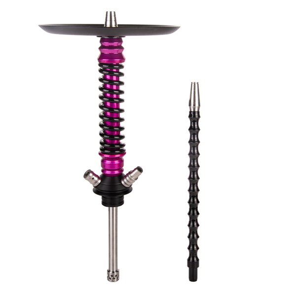 Кальян Mamay Customs Coilover Mini  Розовый Лак Чёрный в Томске