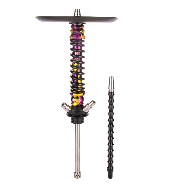 Кальян Mamay Customs Coilover Mini   Пурпурный/золотой Камуфляж Чёрный в Томске