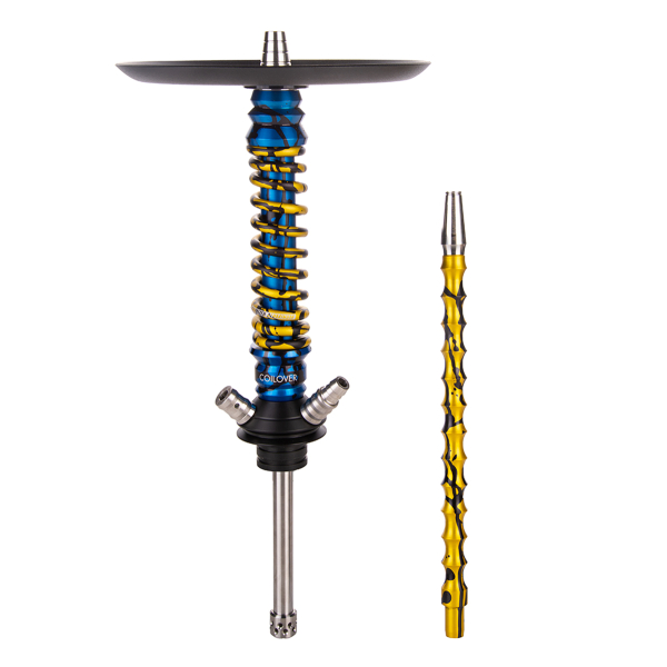 Кальян Mamay Customs Coilover Mini   Синий Сплеш Золотой Сплеш в Томске