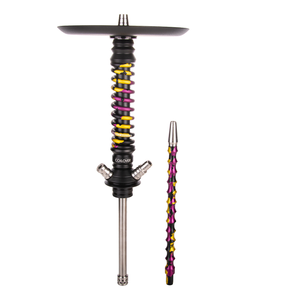 Кальян Mamay Customs Coilover Mini   Чёрный Пурпурный/золотой Камуфляж в Томске