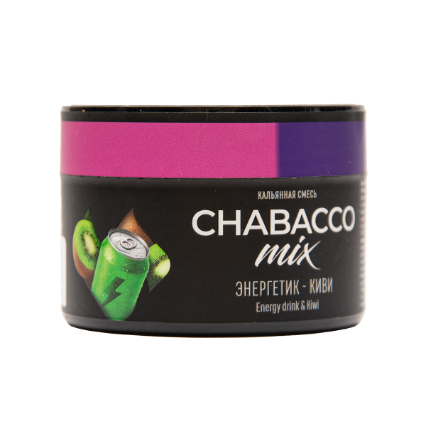 Бестабачная смесь Chabacco Medium Mix Energy Drink & Kiwi 40 грамм в Томске