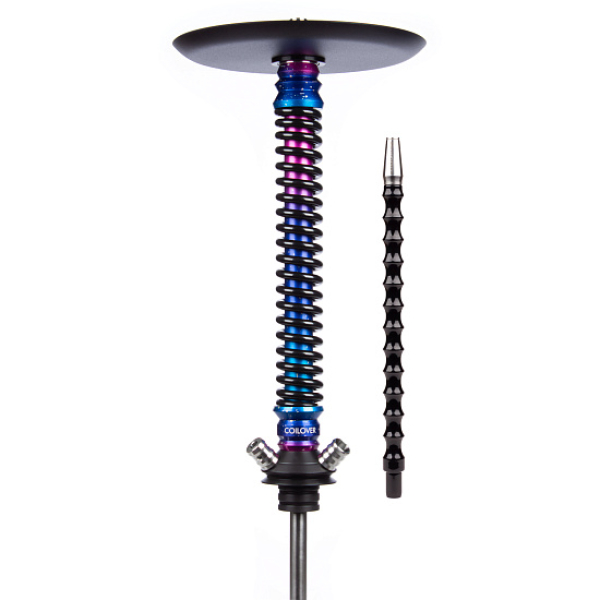 Кальян Mamay Customs Coilover Big Anod Blue Space Черный Глянец в Томске