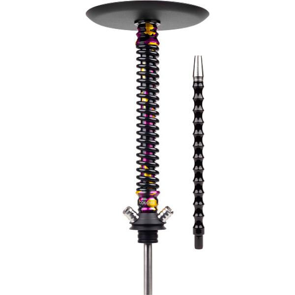 Кальян Mamay Customs Coilover Big Anod Special Purple Gold Camo Черный Глянец в Томске