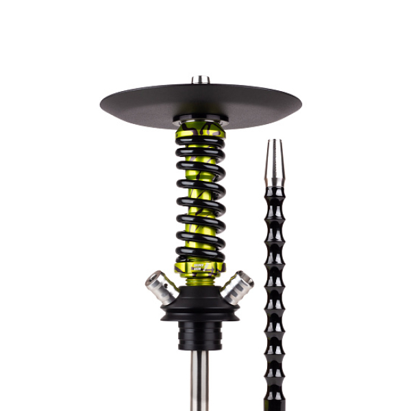 Кальян Mamay Customs Coilovers Micro Anod Oliva Splash Черный Глянец в Томске