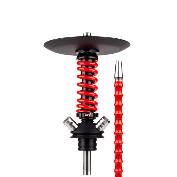 Кальян Mamay Customs Coilovers Micro Anod Черный Красный Глянец в Томске